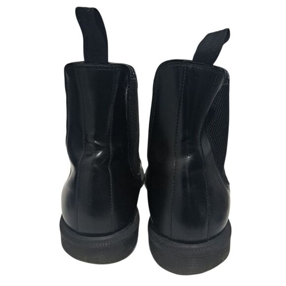 Dr. Martens Flora Smooth Chelsea Y2K Goth Boots Size 9 Black - Picture 15 of 16